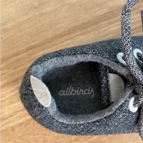 Allbirds Womens Wool Runners Sneakers Size 6 Gray Merino Wool Lace Ups Casual - Picture 6 of 8